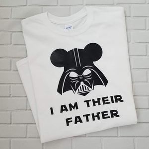 Men's XL Darth Vader & Mickey short sleeve shirt